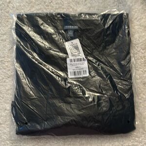 Torrid mini cotton slub front tie up cover-up dress NIP black size 4…4X….26